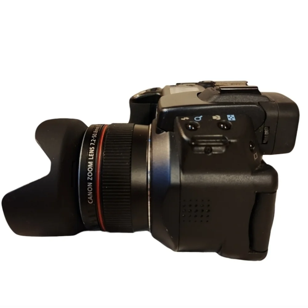 Canon Power Shot Pro 1 8.0 MP 7x Optical Zoom Camera With Accessories Black